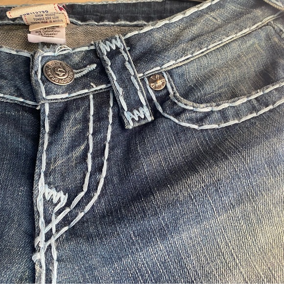 True Religion Ice Wash Straight Leg Jeans - Picture 4 of 14